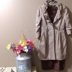 🎁 Tan RUFFLE COAT